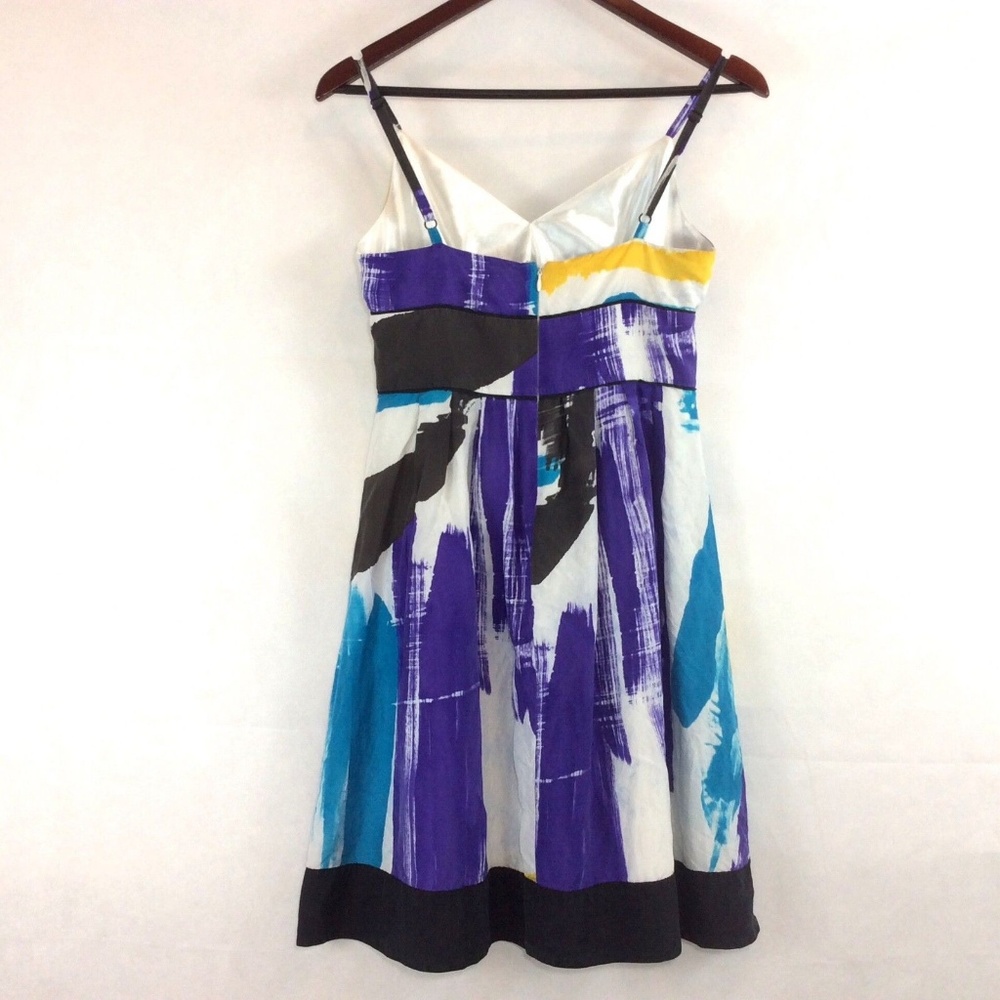Marciano 100% Silk Watercolor Strappy Dress XS - Picture 3 of 6